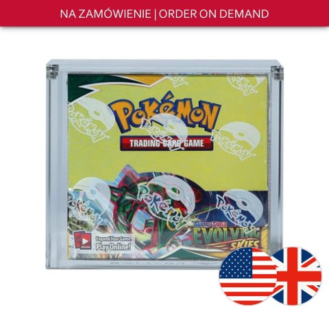Pokémon TCG - Akrylowe pudełko na Angielski Booster Box