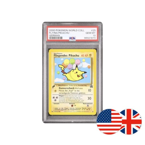 Pokémon TCG Promo PW Niemiecki - Flying Pikachu PSA 10 Pokémon TCG Promo PW Niemiecki - Flying Pikachu PSA 10
