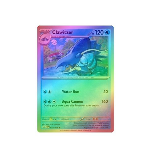 Clawitzer 050/198 - Reverse Holo