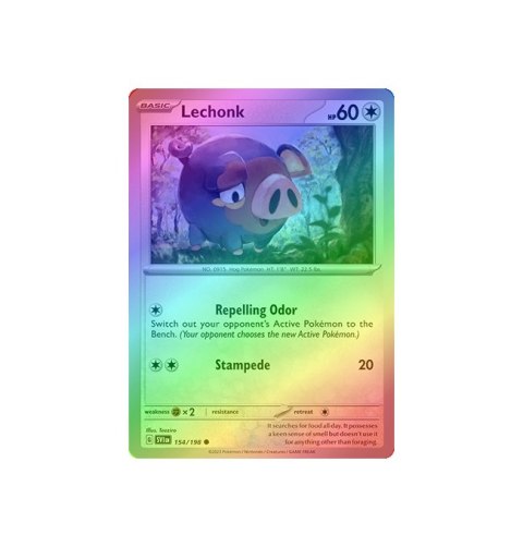 Lechonk 154/198 - Reverse Holo