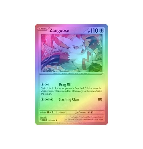 Zangoose 147/198 - Reverse Holo Zangoose 147/198 - Reverse Holo