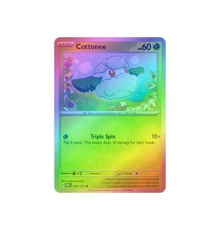 Cottonee 007/131 - Reverse Holo