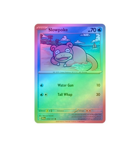 Slowpoke 018/131 - Reverse Holo Slowpoke 018/131 - Reverse Holo
