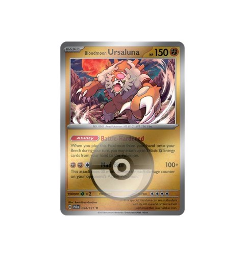 Bloodmoon Ursaluna 054/131 - Poke Ball Bloodmoon Ursaluna 054/131 - Poke Ball