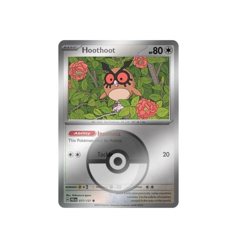 Hoothoot 077/131 - Poke Ball Hoothoot 077/131 - Poke Ball