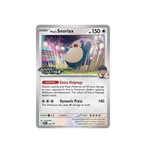 Hop's Snorlax - SVP184 Hop's Snorlax - SVP184
