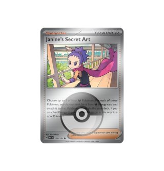 Janine's Secret Art 112/131 - Poke Ball