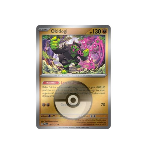 Okidogi 057/131 - Poke Ball Okidogi 057/131 - Poke Ball