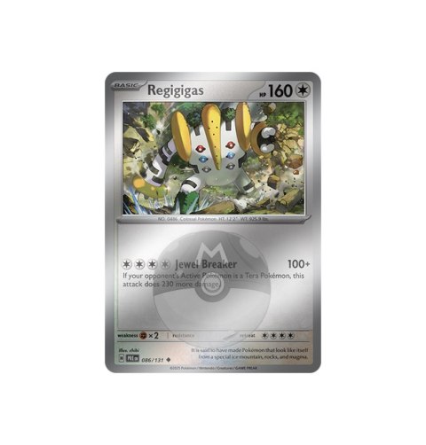 Regigigas 086/131 - Master Ball Regigigas 086/131 - Master Ball