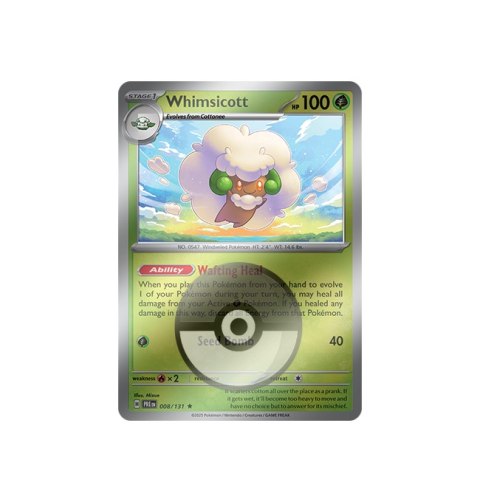 Whimsicott 008/131 - Poke Ball Whimsicott 008/131 - Poke Ball
