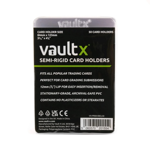 Vault X - Semi-Rigid Card Holders (50 szt.)