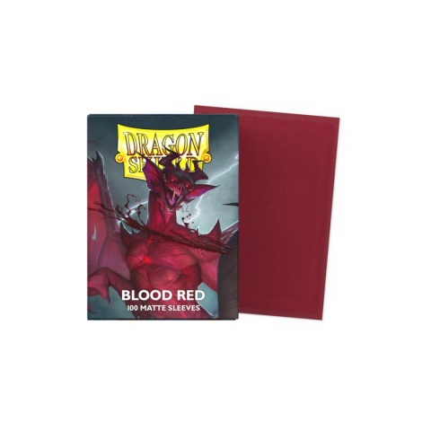 Dragon Shield - Koszulki Blood Red Matte 100 szt.