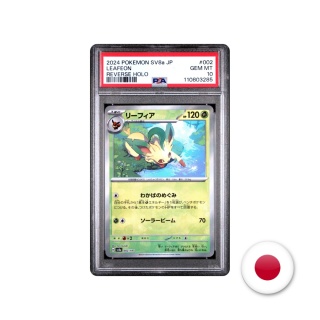 Pokémon TCG SV8A 002/187 - Leafeon PSA 10 (Poke Ball)