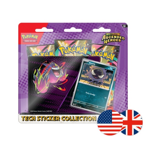 Pokémon TCG Angielski Tech Sticker Gastly - Ascended Heroes (ASCen)