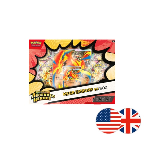 Pokémon TCG Angielski Mega Emboar EX Box - Ascended Heroes