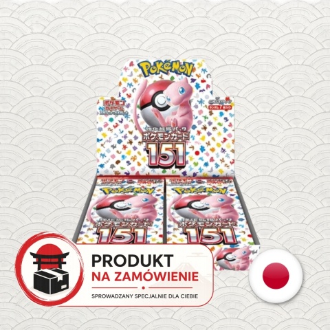 Pokémon TCG Japoński Booster Box - 151 (sv2A) - na zamówienie