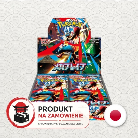 Pokémon TCG Japoński Booster Box - Mega Brave (m1B) - na zamówienie