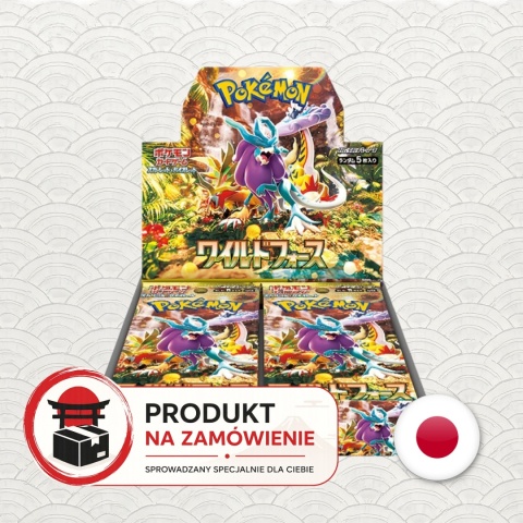 Pokémon TCG Japoński Booster Box - Wild Force (sv5K) - na zamówienie