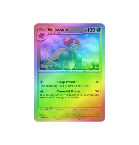 Bellossom 003/197 - Reverse Holo Bellossom 003/197 - Reverse Holo