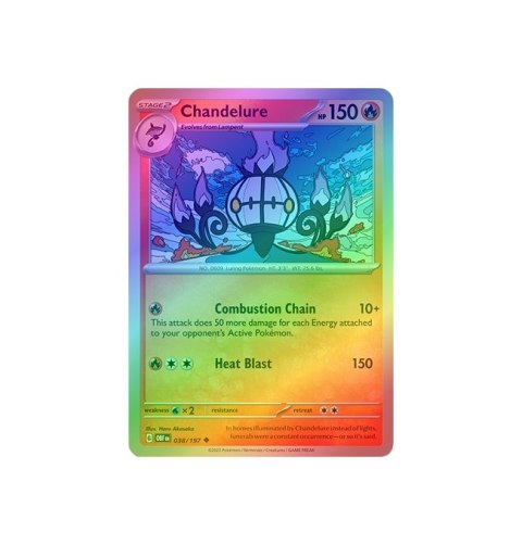 Chandelure 038/197 - Reverse Holo Chandelure 038/197 - Reverse Holo