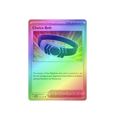Choice Belt 176/193 - Reverse Holo Choice Belt 176/193 - Reverse Holo
