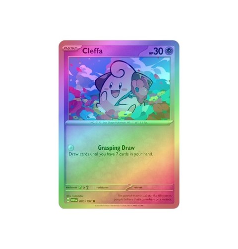 Cleffa 080/197 - Reverse Holo Cleffa 080/197 - Reverse Holo