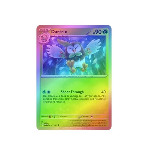 Dartrix 014/197 - Reverse Holo Dartrix 014/197 - Reverse Holo