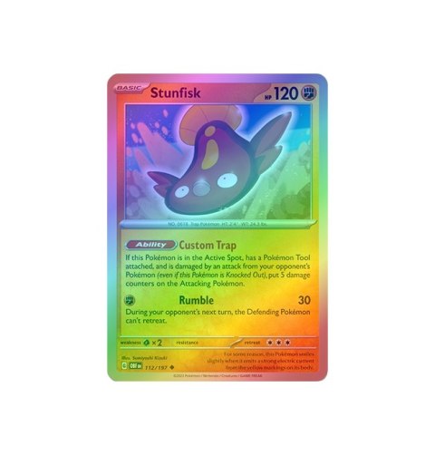 Stunfisk 112/197 - Reverse Holo Stunfisk 112/197 - Reverse Holo