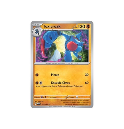 Toxicroak 115/193 Toxicroak 115/193