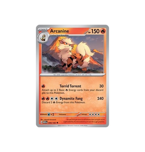 Arcanine 059/165 Arcanine 059/165