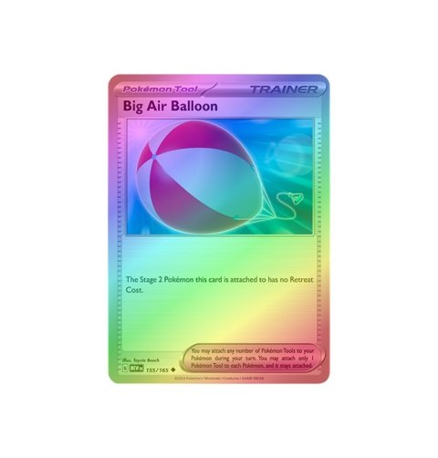 Big Air Balloon 155/165 - Reverse Holo Big Air Balloon 155/165 - Reverse Holo