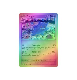 Gengar 094/165 - Reverse Holo
