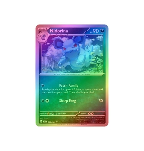 Nidorina 030/165 - Reverse Holo Nidorina 030/165 - Reverse Holo