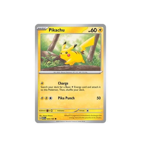 Pikachu 025/165 Pikachu 025/165