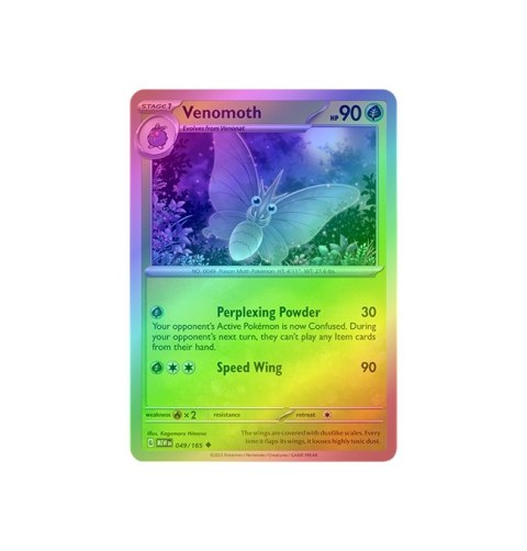Venomoth 049/165 - Reverse Holo