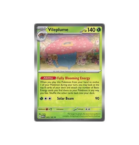 Vileplume 045/165 Vileplume 045/165