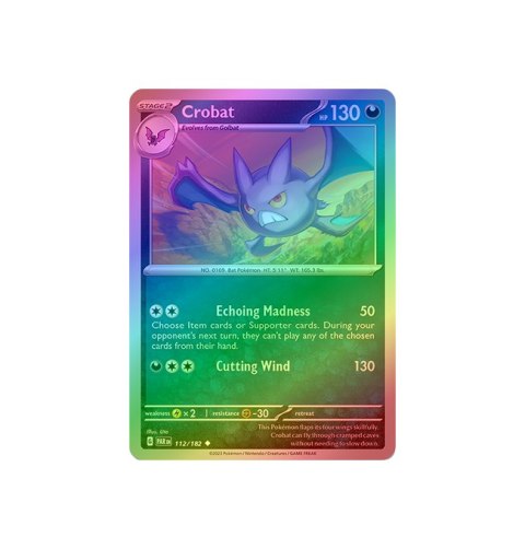 Crobat 112/182 - Reverse Holo