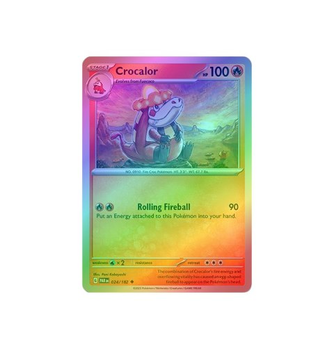Crocalor 024/182 - Reverse Holo Crocalor 024/182 - Reverse Holo