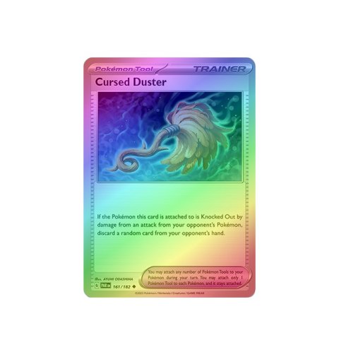 Cursed Duster 161/182 - Reverse Holo Cursed Duster 161/182 - Reverse Holo