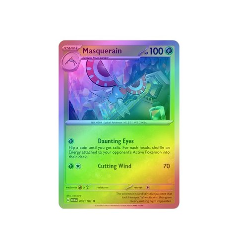 Masquerain 002/182 - Reverse Holo Masquerain 002/182 - Reverse Holo