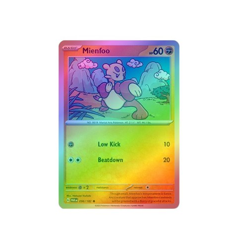 Mienfoo 096/182 - Reverse Holo Mienfoo 096/182 - Reverse Holo