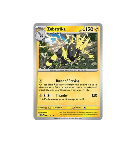 Zebstrika 063/182 Zebstrika 063/182