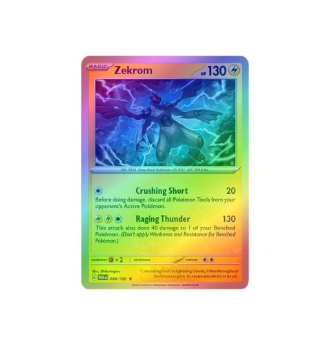 Zekrom 066/182 - Reverse Holo Zekrom 066/182 - Reverse Holo