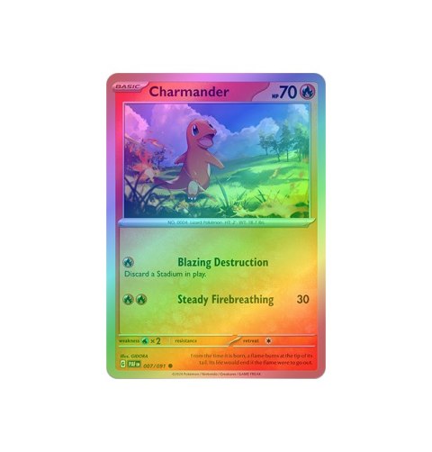 Charmander 007/091 - Reverse Holo Charmander 007/091 - Reverse Holo