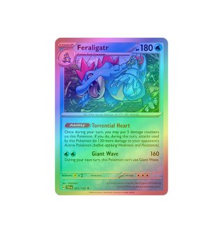Feraligatr 041/162 - Reverse Holo