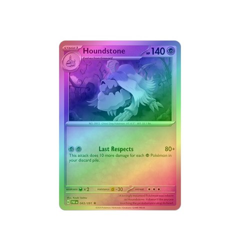 Houndstone 043/091 - Reverse Holo Houndstone 043/091 - Reverse Holo