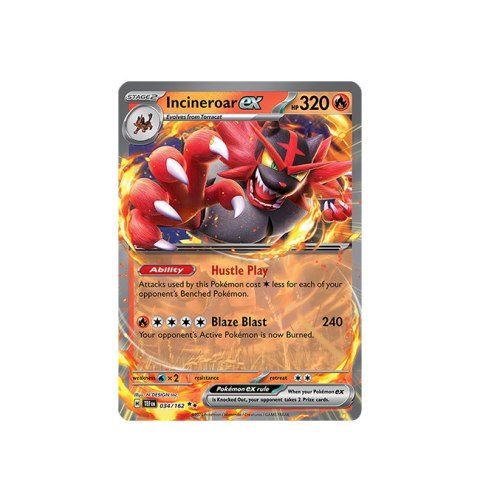 Incineroar EX 034/162 Incineroar EX 034/162