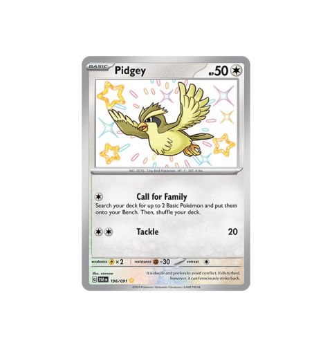 Pidgey 196/091 Pidgey 196/091