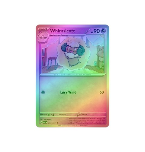 Whimsicott 035/091 - Reverse Holo Whimsicott 035/091 - Reverse Holo