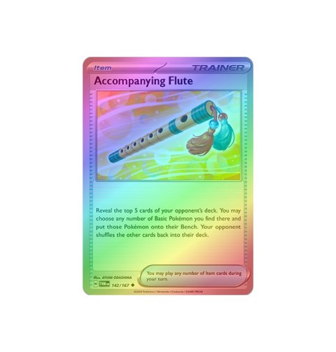 Accompanying Flute 142/167 - Reverse Holo